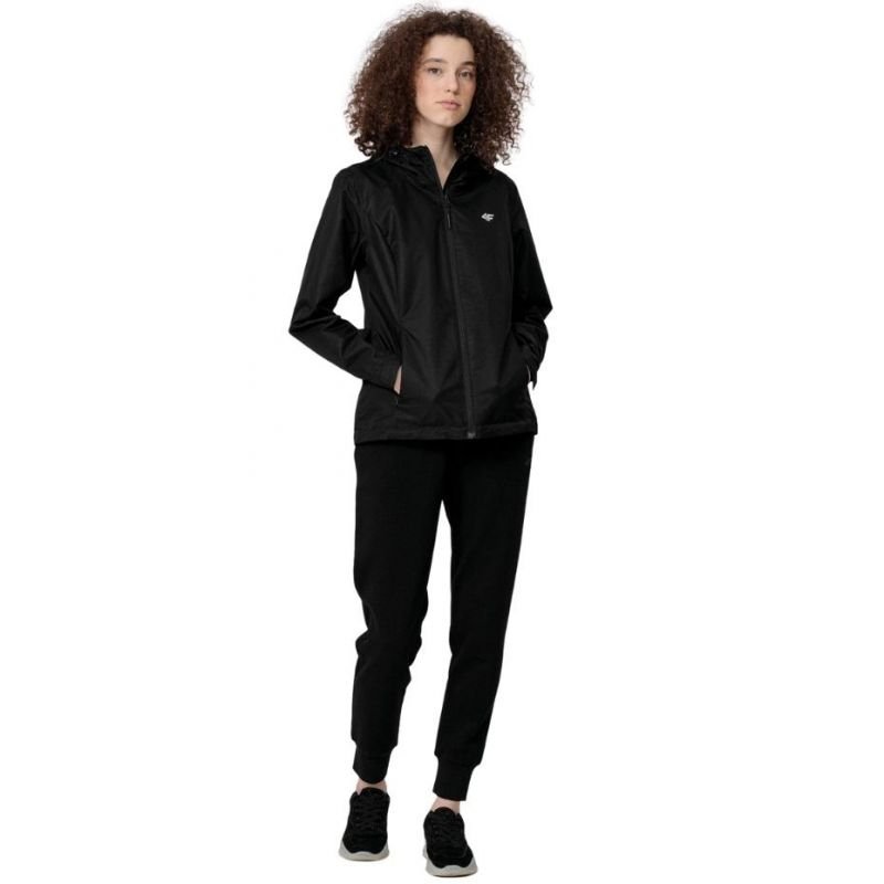 4F Women's Black Jacket H4Z22KUD35120S with NeoDry 3000 Membrane, Waterproof, Insulated, Sporty Fit - Nexellus