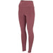 4F Women's Burgundy Ankle - Length Leggings H4Z22 SPDF011 60S with Quick - Dry & Flex Fit - Nexellus