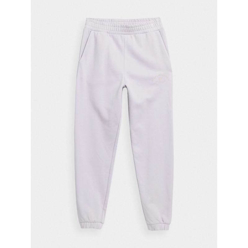 4F Women's Casual F472 Pants, Light Violet, Eco - Friendly Cotton Blend, Sport Collection - Nexellus