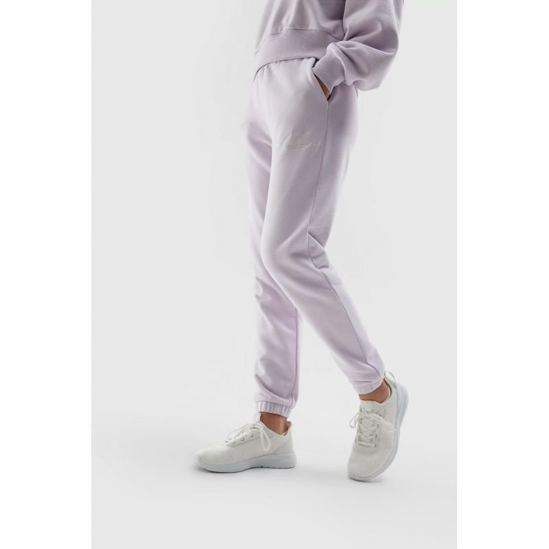 4F Women's Casual F472 Pants, Light Violet, Eco - Friendly Cotton Blend, Sport Collection - Nexellus