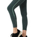 4F Women's Dark Green Leggings H4Z21 LEG012 40S - Comfortable Cotton - Elastane Blend, Elastic Waist - Nexellus