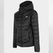 4F Women's Fall/Winter Black Jacket with Built - In Hood and Lockable Side Pockets - Nexellus