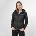 4F Women's Fall/Winter Black Jacket with Built - In Hood and Lockable Side Pockets - Nexellus