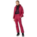 4F Women's Fuchsia Ski Jacket H4Z22 KUDN003 55S, Waterproof, Breathable, Insulated, Adjustable Hood - Nexellus