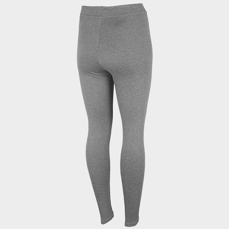 4F Women's Gray Leggings H4L22 - LEG350 with Elastic Waistband for Everyday Comfort and Training - Nexellus