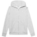 4F Women's Gray Zippered Hoodie Sweatshirt with Pockets, Elastic Cuffs, Soft Cotton Blend - Nexellus