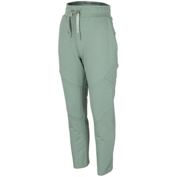 4F Women's Green Pants H4Z22SPDD01842S - Classic Tapered Cut, High Elastic Waist, Soft Cotton Blend - Nexellus