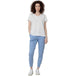 4F Women's H4L22 SPDD350 32S Denim Pants with Wide Waistband and Open Side Pockets - Nexellus