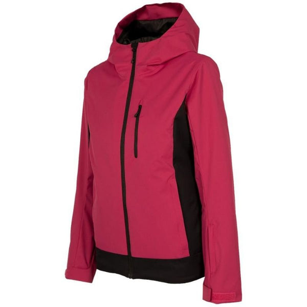 4F Women's H4Z22 KUDN002 55S Fuchsia Ski Jacket with NeoDry 5000 Membrane and Snow Skirt - Nexellus