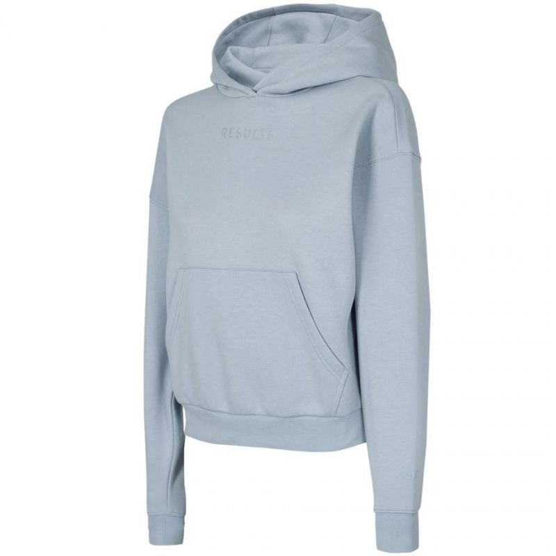 4F Women's Light Blue H4L22 BLD031 Sweatshirt with Insulated Interior and Elastic Cuffs - Nexellus