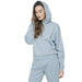 4F Women's Light Blue H4L22 BLD031 Sweatshirt with Insulated Interior and Elastic Cuffs - Nexellus