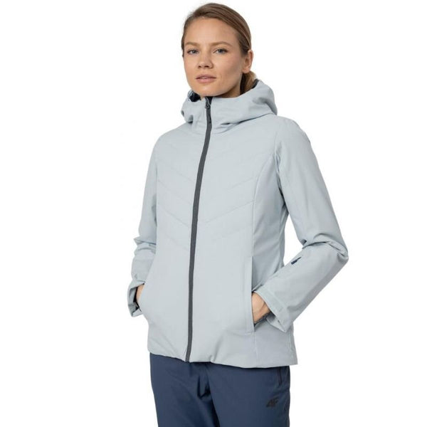 4F Women's Light Blue H4Z22 KUDN003 34S Ski Jacket, Waterproof NeoDry Membrane, Thermal Insulation - Nexellus