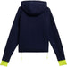 4F Women's Navy Blue Hoodie Sweatshirt H4L21 - BLD025 with Two - Layer Hood and Thumbhole Cuffs - Nexellus