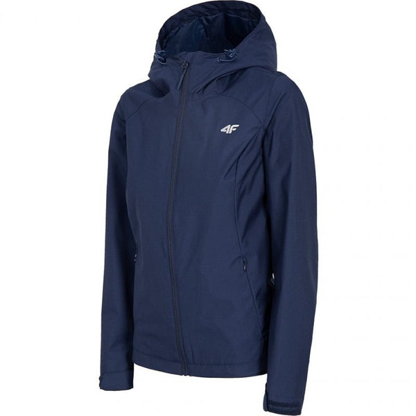 4F Women's Navy Blue Jacket NOSH4 KUD001 32M with NeoDry 3000 Membrane and Adjustable Hood - Nexellus