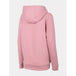 4F Women's Pink Hoodie Sweatshirt with Adjustable Hood and Kangaroo Pocket, 300 GSM Cotton - Nexellus