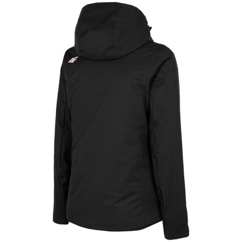 4F Women's Ski Jacket H4Z22 KUDN001 20S, Deep Black, Waterproof, Breathable, Thermal Comfort - Nexellus