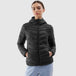 4F Women's Slim Fit Down Jacket F351 - Lightweight Black with Hydrophobic Coating and Recycled Filling - Nexellus