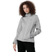 4F Women's Softshell Jacket H4Z22 SFD350 27M, Breathable, Water - Repellent, Gray Melange - Nexellus