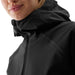 4F Women's Technical Jacket 4FWSS24TTJAF428, Waterproof NeoDry 5000 Membrane, Adjustable Hood, Black - Nexellus