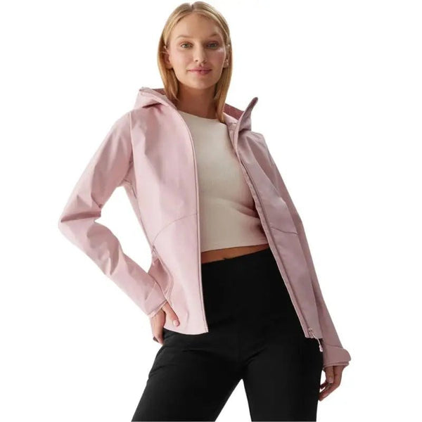 4F Women's Technical Jacket F428 in Light Pink with NeoDry 5000 Membrane and Water Resistance - Nexellus