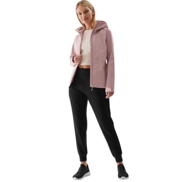 4F Women's Technical Jacket F428 in Light Pink with NeoDry 5000 Membrane and Water Resistance - Nexellus