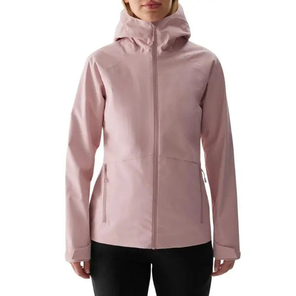 4F Women's Technical Jacket F428 in Light Pink with NeoDry 5000 Membrane and Water Resistance - Nexellus