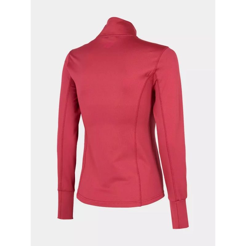 4F Women's Thermoactive Shirt H4Z22 - BIDD032 55S, Pink Fleece Top with High Collar and Extended Back - Nexellus