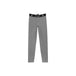 4F Women's Training Pants - Medium Gray Melange, Quick - Drying Polyester Leggings with Elastic Waistband - Nexellus