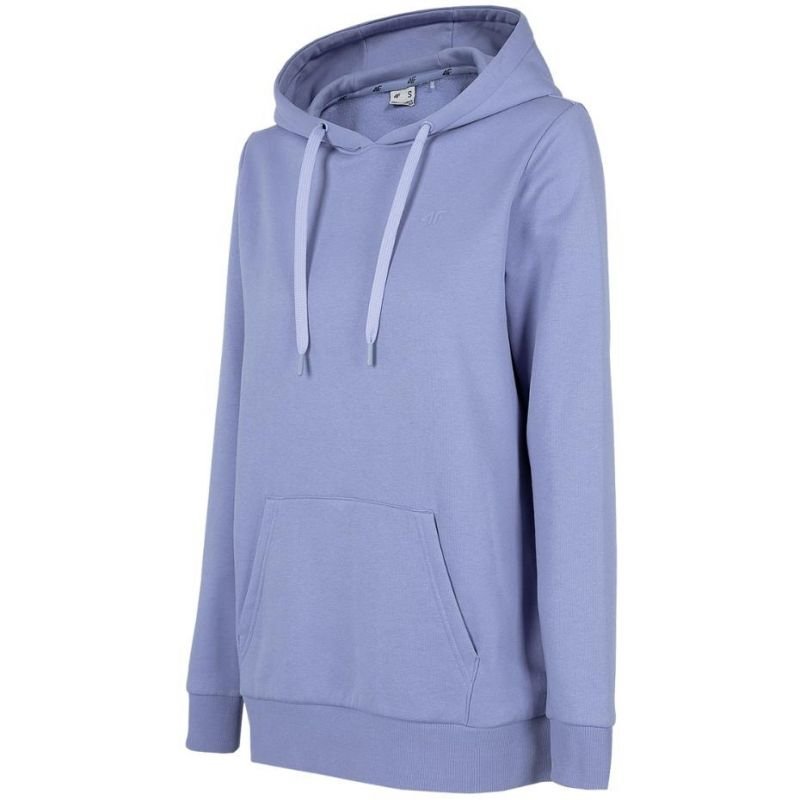 4F Women's Violet Hoodie Sweatshirt H4Z22 BLD352 32S with Kangaroo Pocket and 4FWarm Insulation - Nexellus