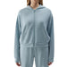 4F Women's Zipped Hoodie Sweatshirt F1002 34S - Blue, Comfortable Fit, 2 Side Pockets, Soft Fabric - Nexellus