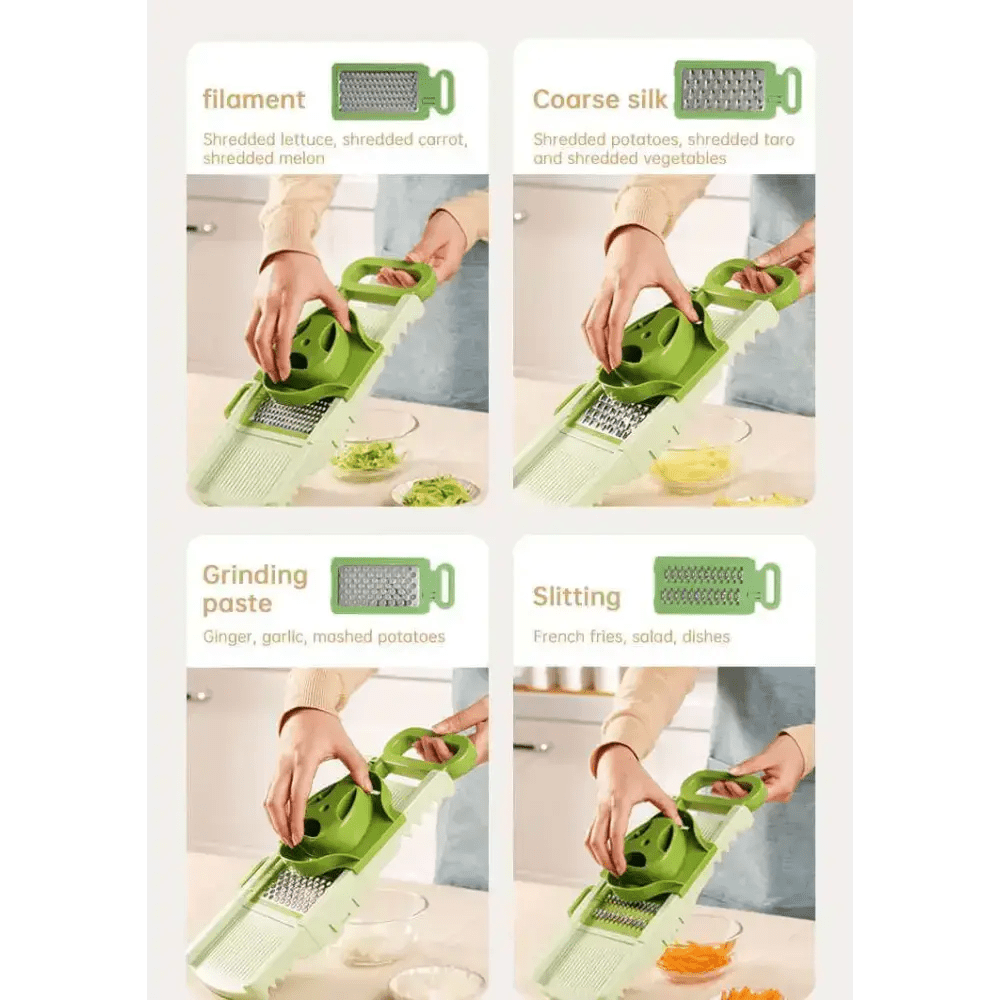 5 - in - 1 bl ade box integrated storage fruit chopper slicer dicer cutter - Nexellus