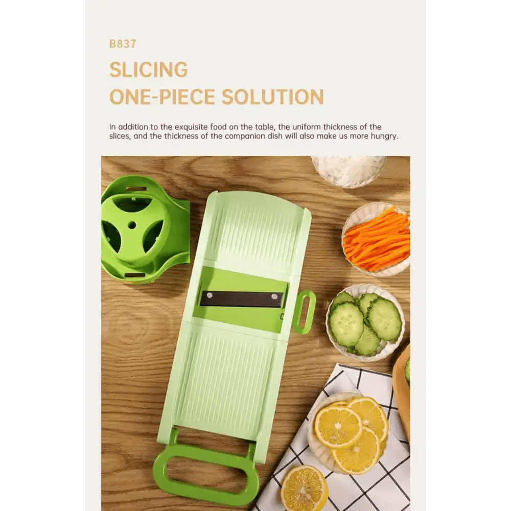 5 - in - 1 bl ade box integrated storage fruit chopper slicer dicer cutter - Nexellus