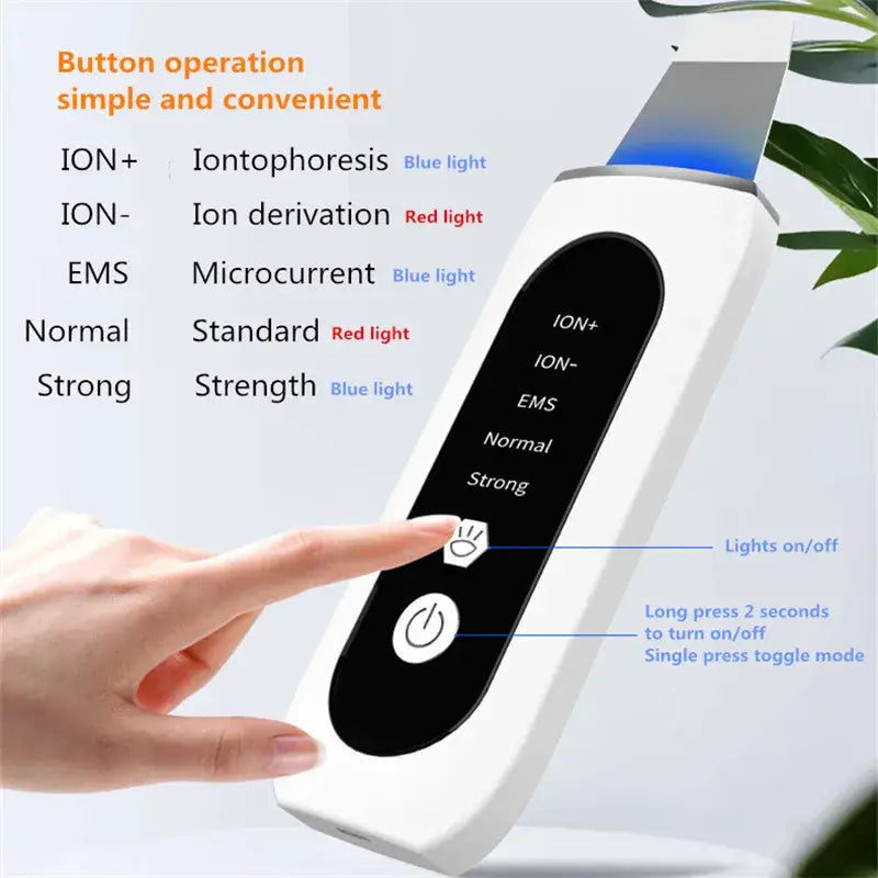 Copy of facial lift deep face cleaning red blue light