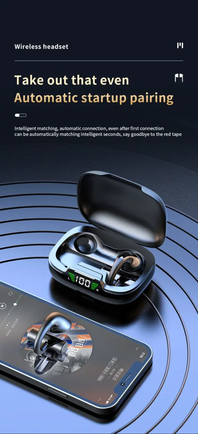 New wireless bluetooth headset binaural high end noise