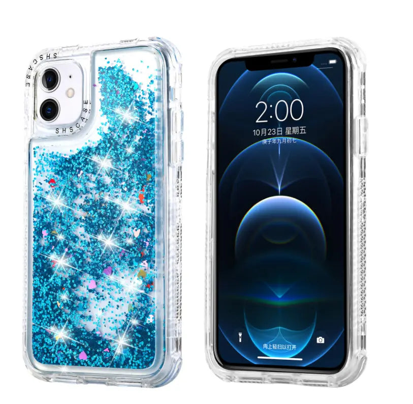 Telefoon case voor iphone 13 12 mooie kleurrijke luxe art