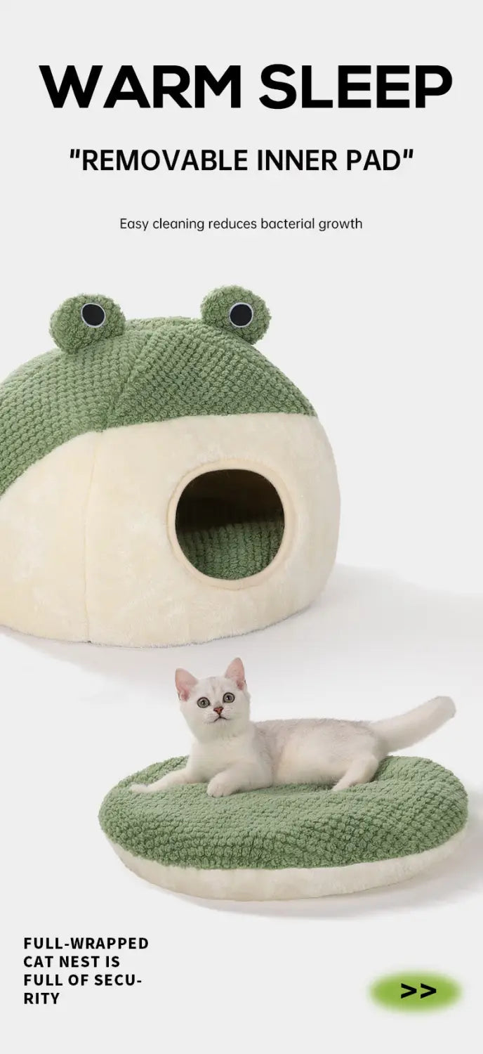 Pet nest small frog series cat nest warm for dog & cat