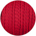 5m Red 2 Core Twisted Electric Fabric 0.75mm Cable Wire for Pendant Light~1766 - Nexellus