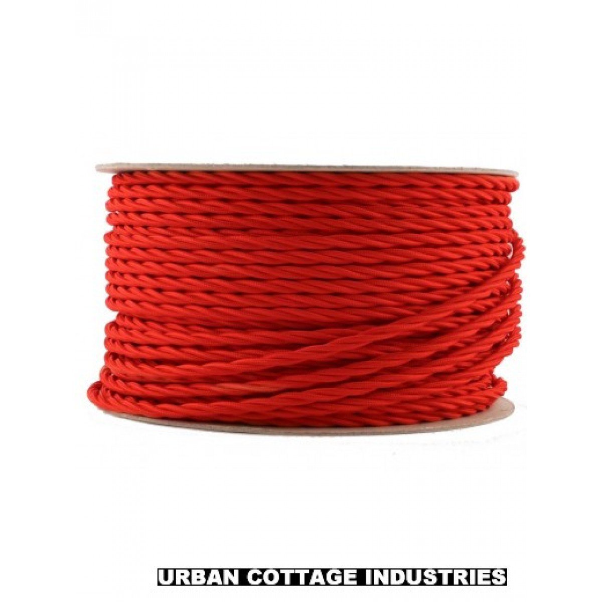 5m Red 2 Core Twisted Electric Fabric 0.75mm Cable Wire for Pendant Light~1766 - Nexellus