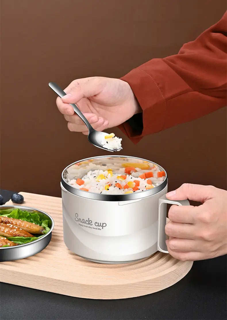 Double-layer large-capacity lunch box bento box