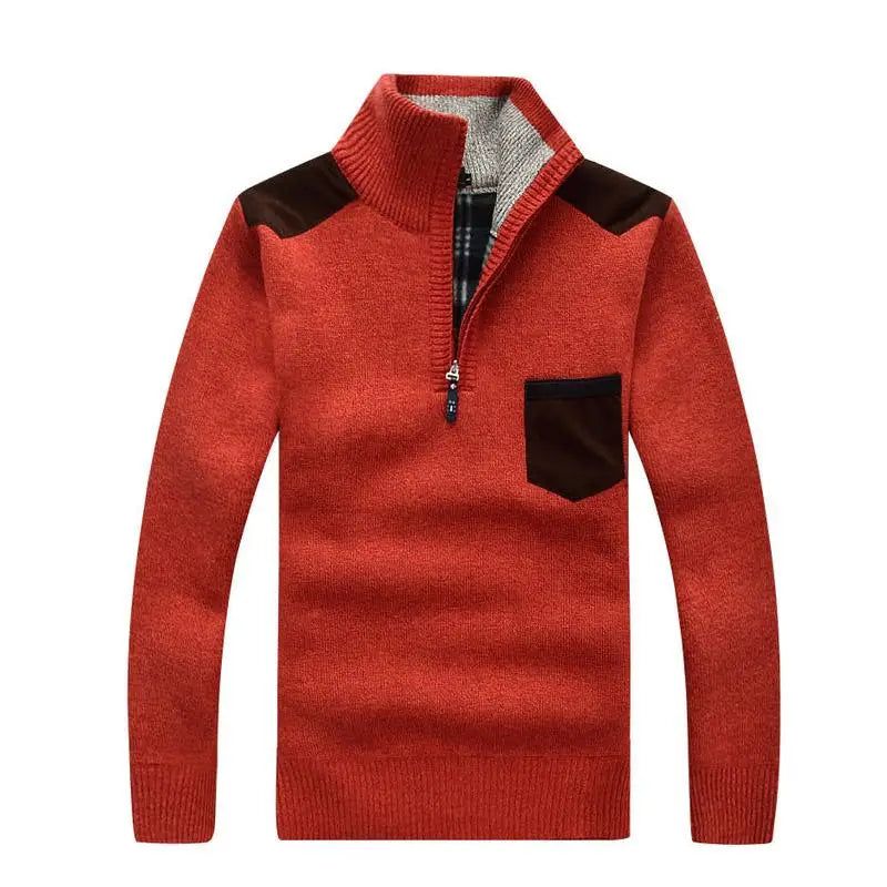 Men warm pullover sweater casual outwear