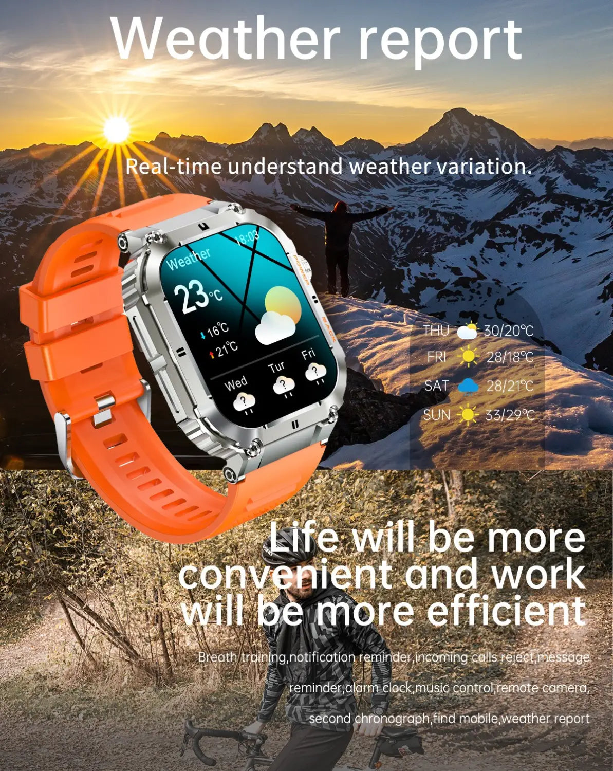 K57pro call smart watch 1.96 inch ips square screen all day