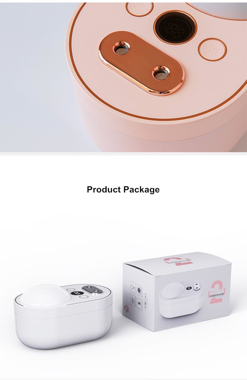 1l projection light air humidifier dual nozzle 4000mah