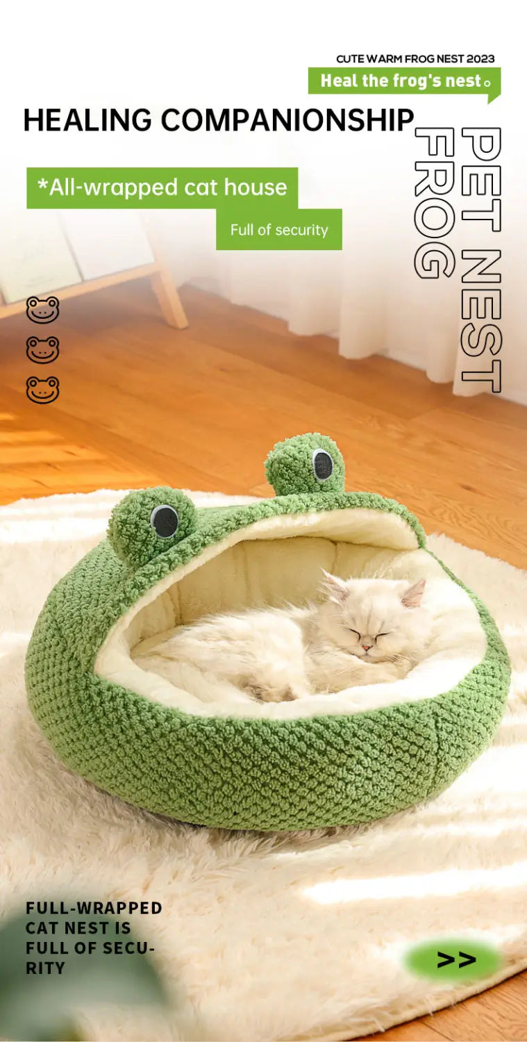 Pet nest small frog series cat nest warm for dog & cat