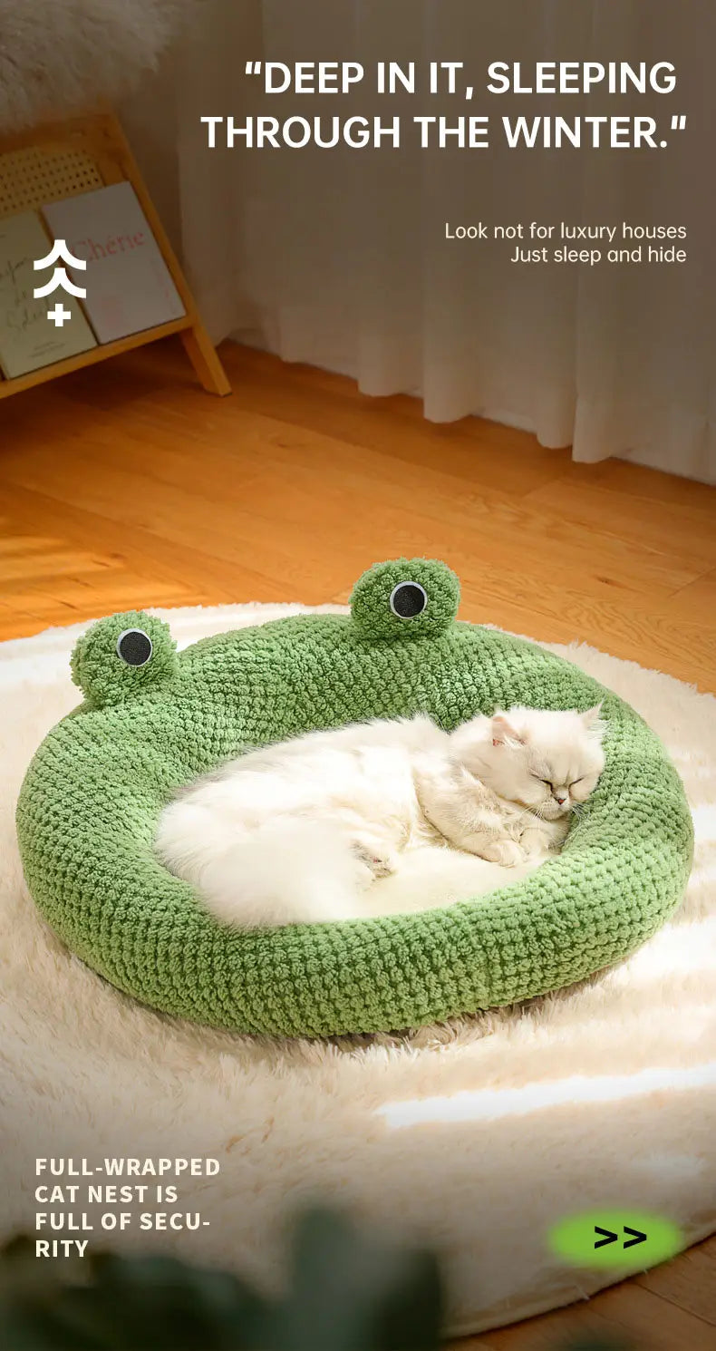 Pet nest small frog series cat nest warm for dog & cat