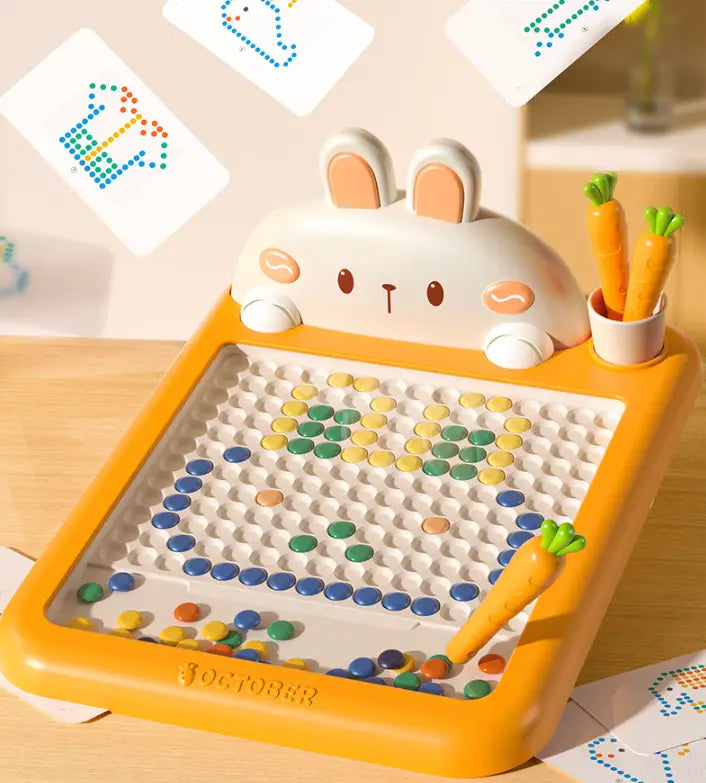 Rabbit magnetic magnetic pen drawing board baby exercise