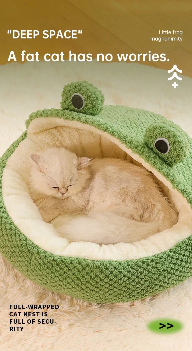 Pet nest small frog series cat nest warm for dog & cat