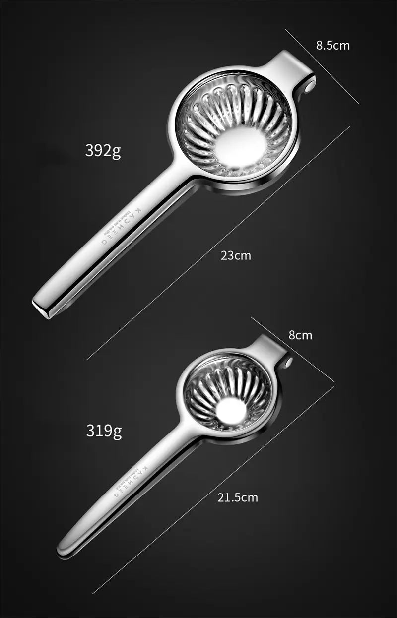 Manual multi-function lemon and orange juice press stainless