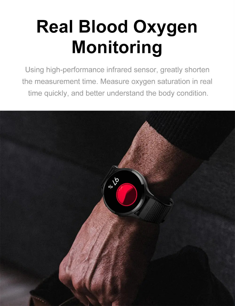 Men and women waterproof bluetooth call smart watch heart