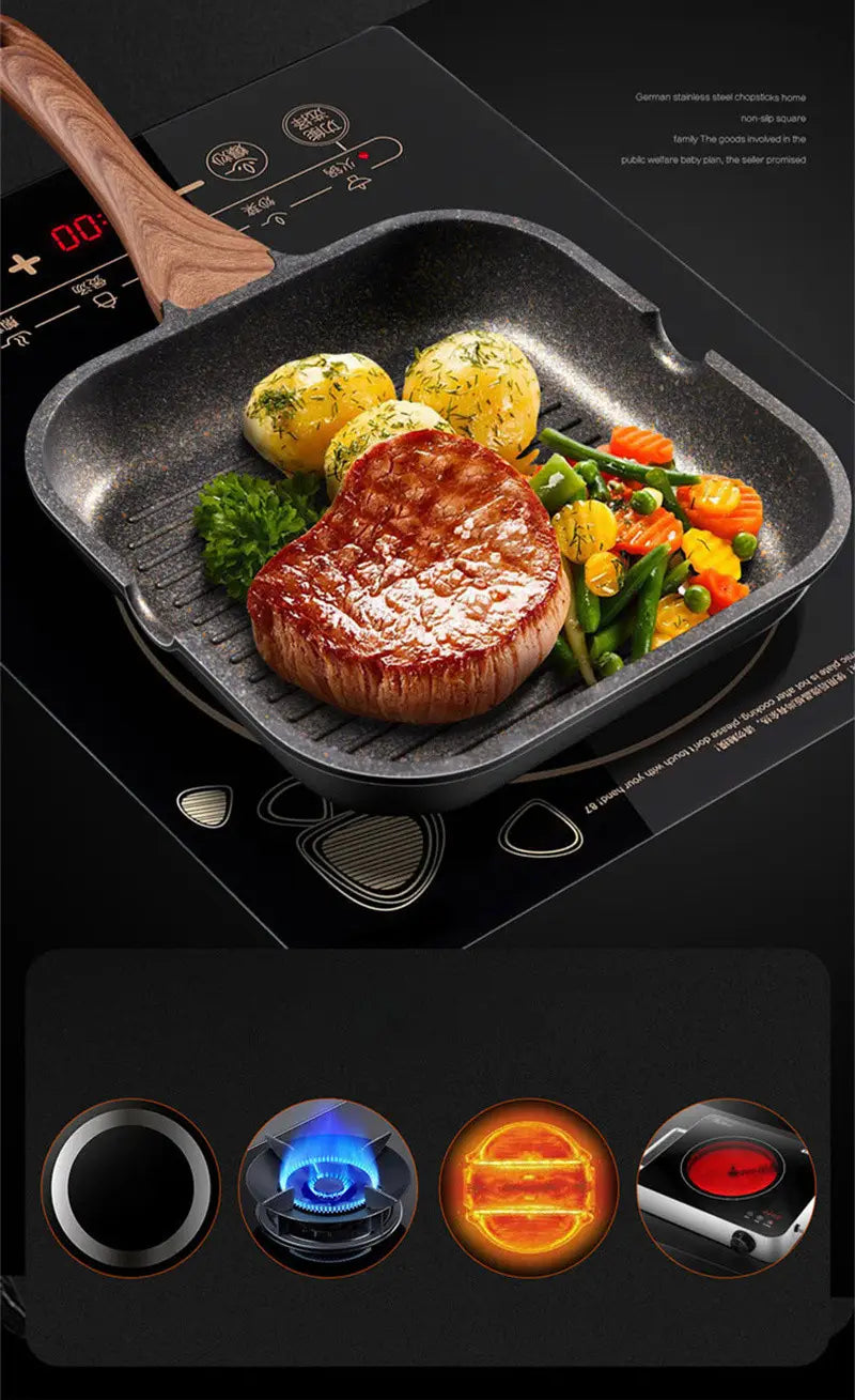 Steak frying pan multifunctional steak frying special pot