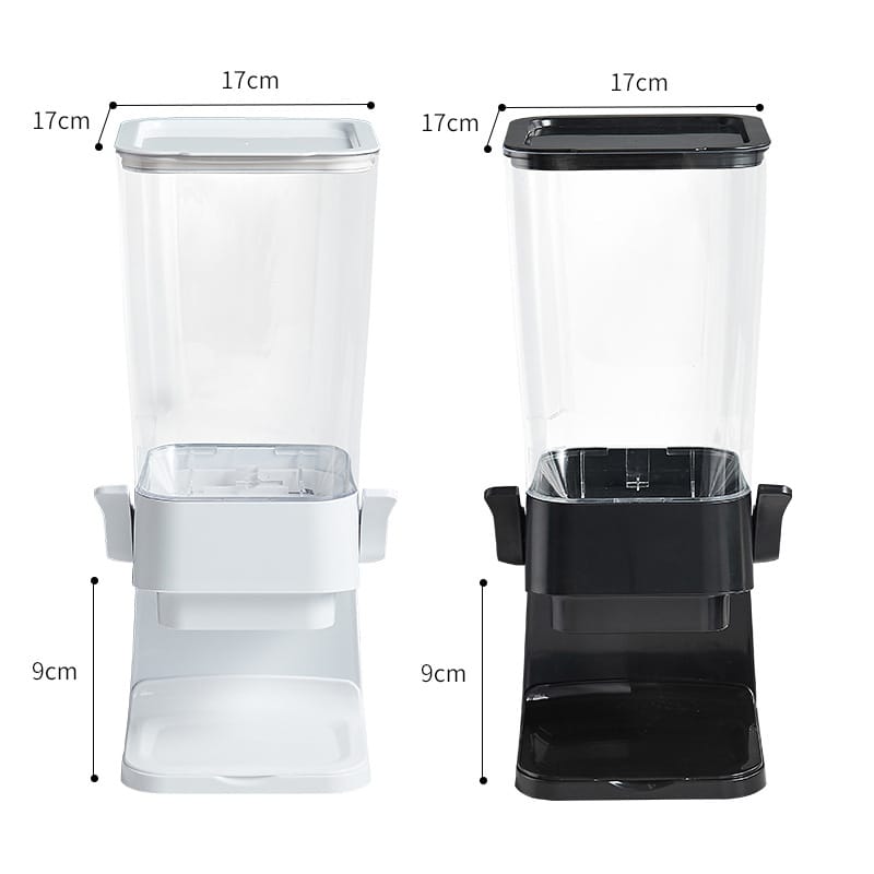 Countertop cereal dispenser indispensable dry food dispenser